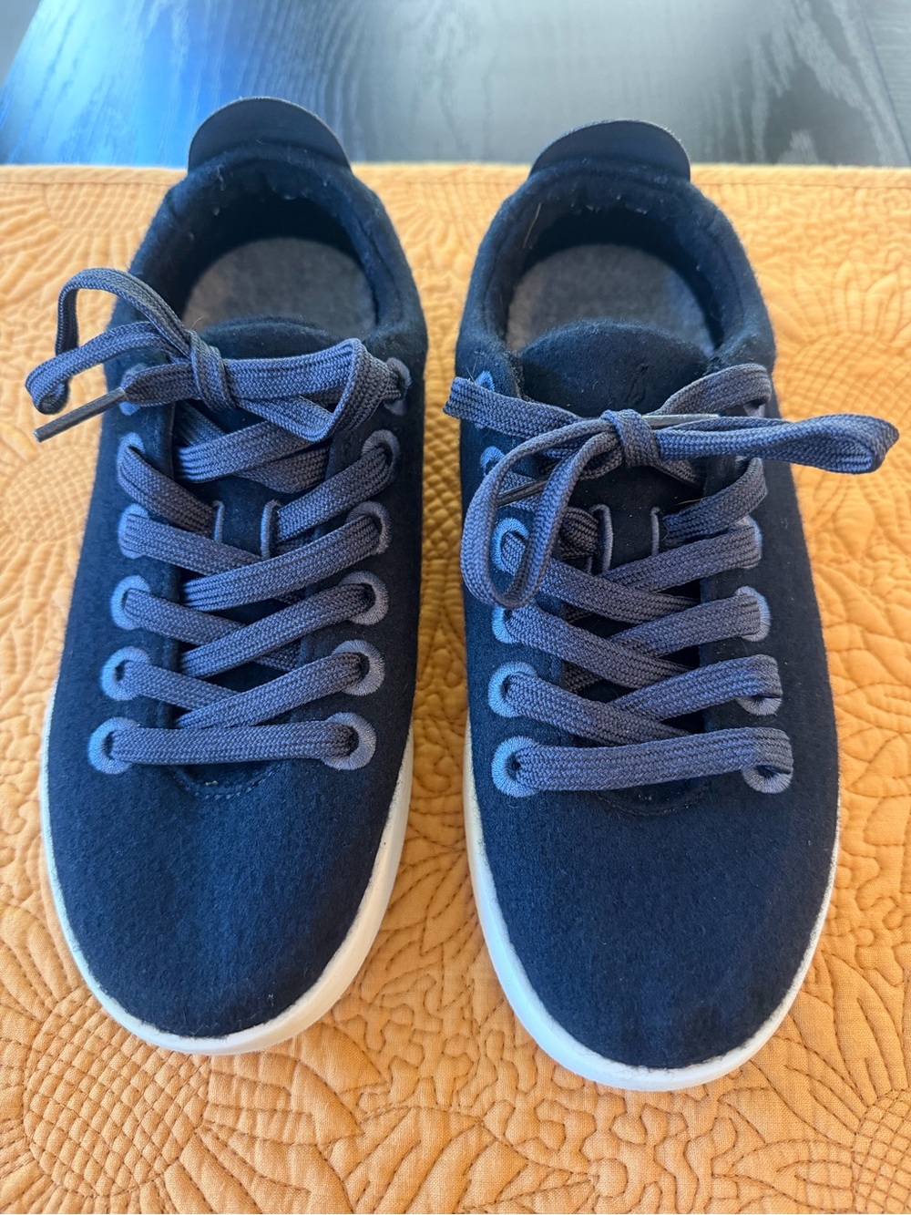 allbirds Navy Blue Women’s Casual Lace-Up Sneakers